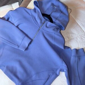 Lululemon Athletica Blue Half-Zip Hoodie